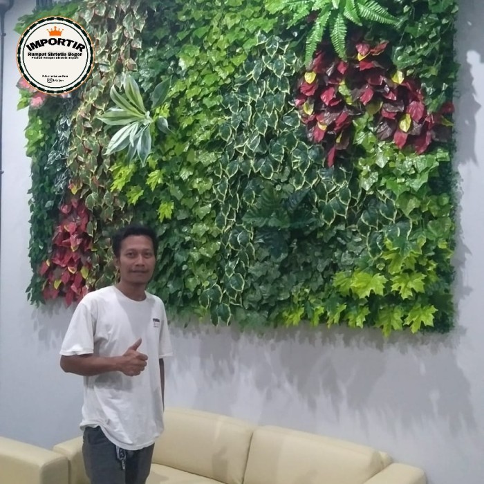 Spesialis Vertical Garden Artificial Vertical Garden Sintetis