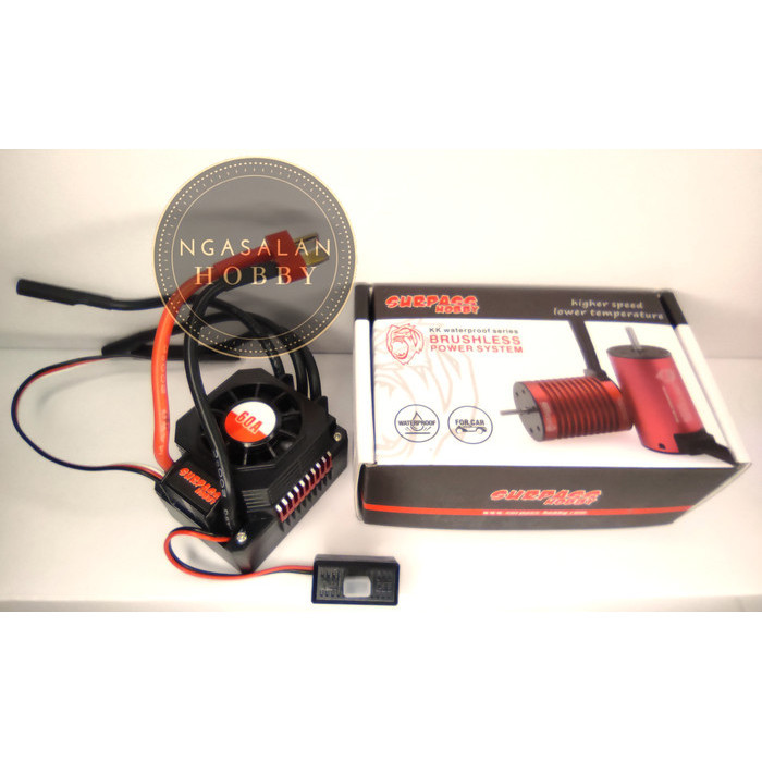SURPASS HOBBY 60A BRUSHLESS ESC FOR 1:14 1:12 1:10 RC CAR