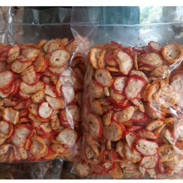 

KERUPUK SEBLAK KENCUR/SEBLAK CIKRUH RASA PEDAS BERAT 1 KG