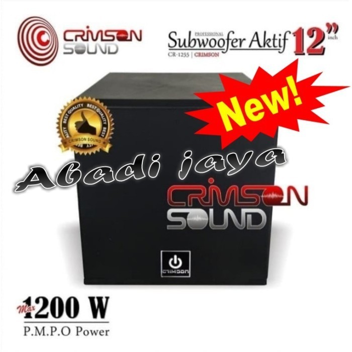 Crimson Cr 1255 Subwoofer Aktif 12In Crimson Cr1255