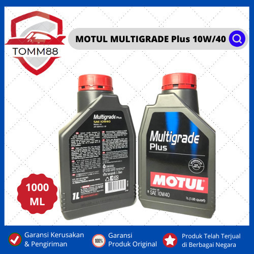 Motul Multigrade Plus 10W-40 1L/Oli Motul/Oli Mobil/100%Original