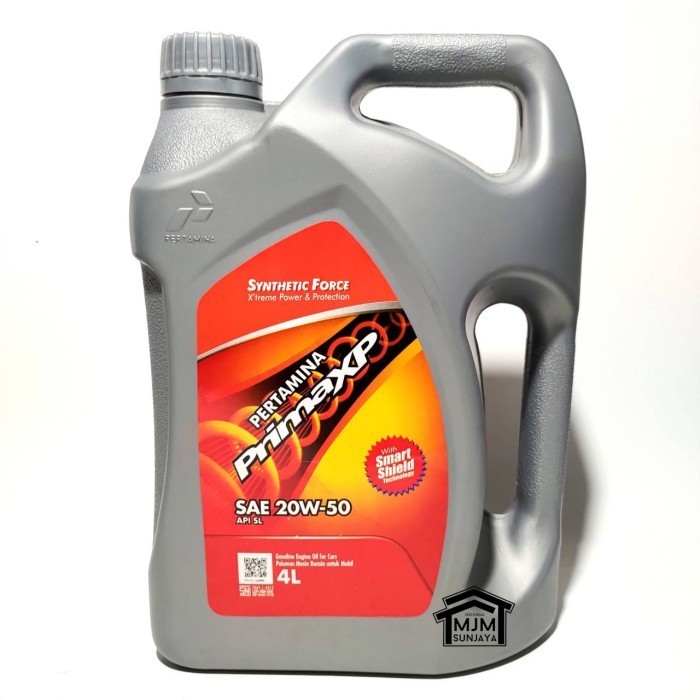 Oli Pertamina Prima Xp 20W-50 Galon 4 Liter Asli Original