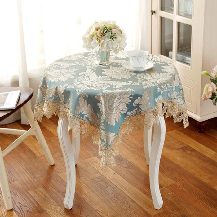 Proud Rose European Lace Tablecloth Table Runner Rectangle