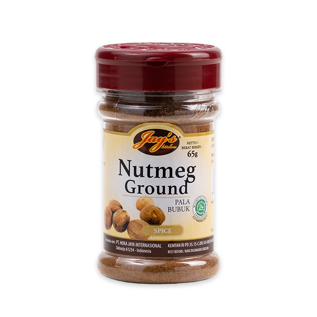 

DO372 (BUMBU BAHAN MASAKAN) JAYS NUTMEG GROUND 65GR PROMO