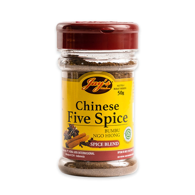 

PI485 (BUMBU BAHAN MASAKAN) JAYS CHINESE FIVE SPICES 50GR SALE