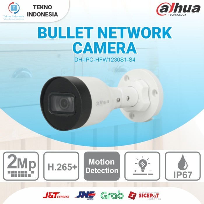 Dahua Ipc Hfw1230S1 2Mp H.265 Ir Bullet Ip Camera Hfw1230S1P Outdoor