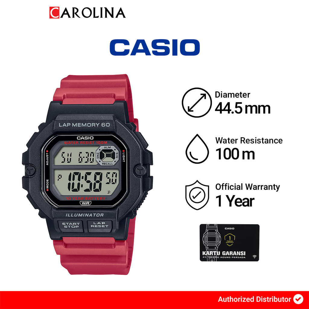 Jam Tangan CASIO WS-1400H-4A Pria