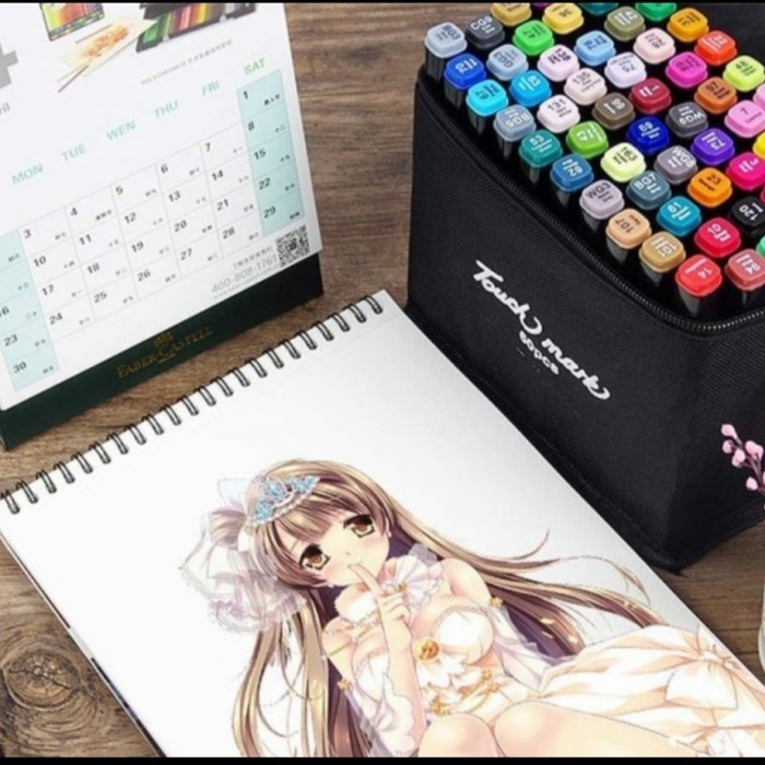 

Spidol 40 Warna Anak Gambar Sketsa Twin Marker Sketch Copic -Anza Wahda