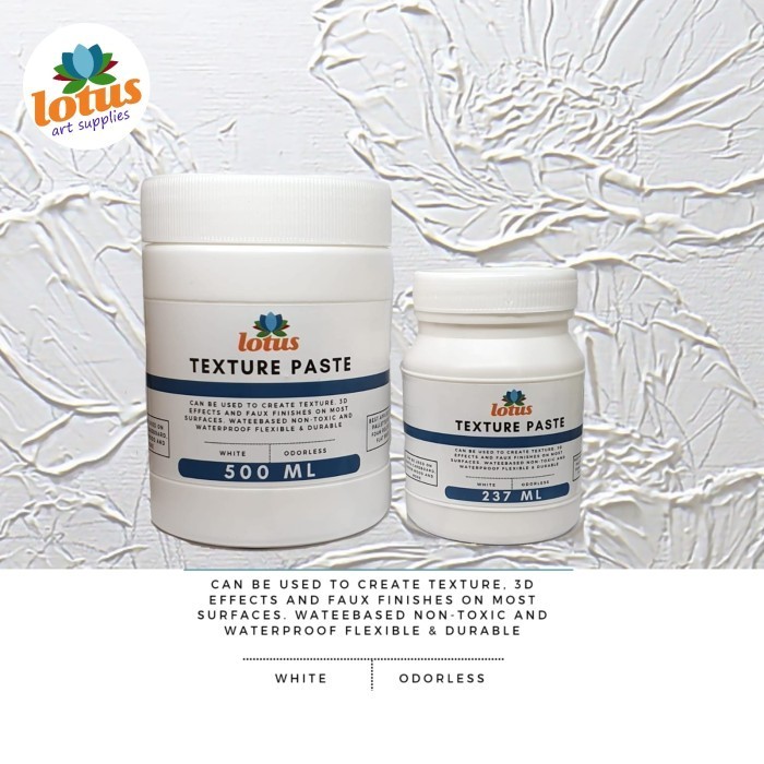 

Lotus Acrylic Texture Paste 500Ml -Anza Wahda