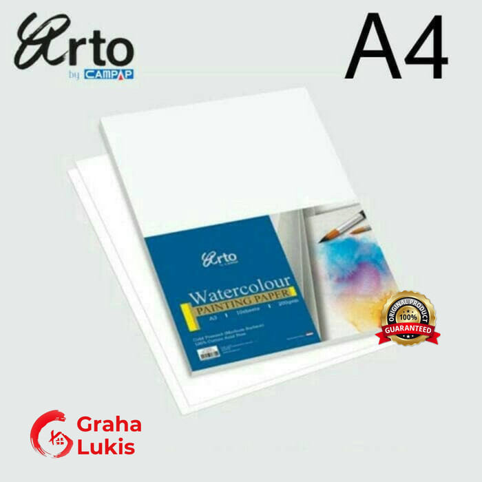 

Arto Watercolour Paper A4 - 200Gsm - Cotton -Anza Wahda