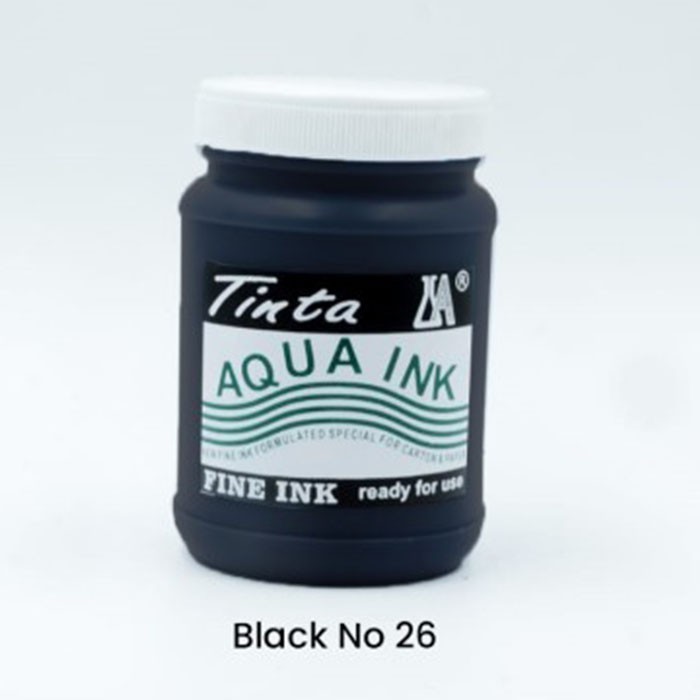 

Cat Sablon Kardus, Kertas & Styrofoam Aqua Ink - 1 Kg - Warna Black -Anza Wahda