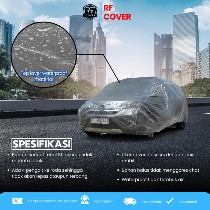 Avanza Body Cover Mobil Plastik Avanza Sarung Mobil Transparan