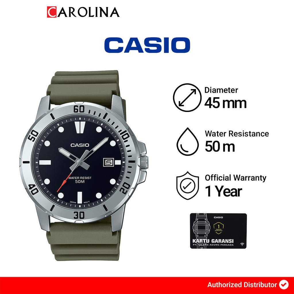 Jam Tangan CASIO MTP-VD01-3E Pria