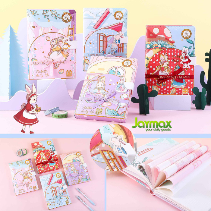 

Magnetic Notebook Rabbit Daily Life / Diary Jurnal Agenda Buku Tulis
