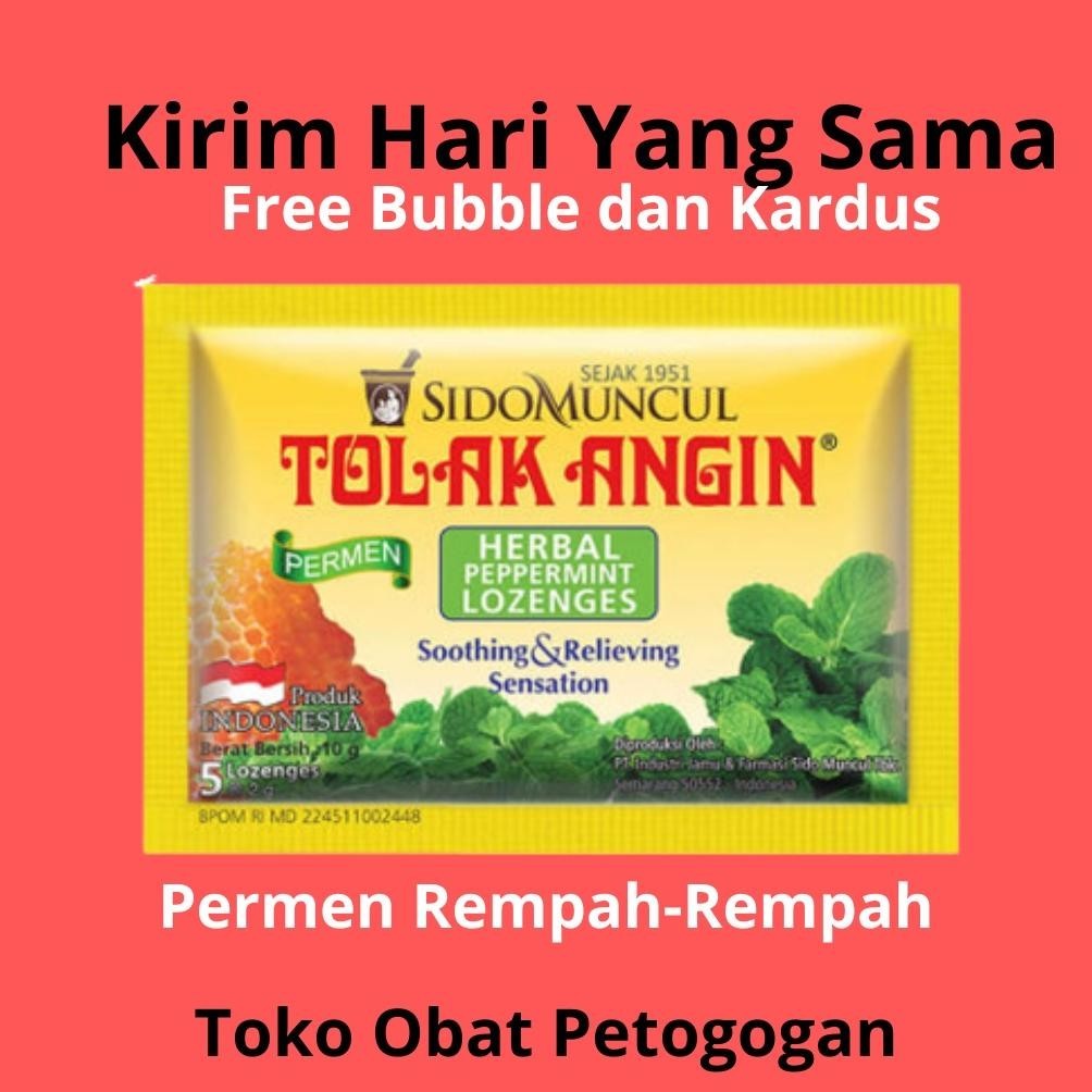 

Permen Tolak Angin Lozenges Mengobati Masuk Angin Mabuk Kendaraan Menghangatkan Badan Sachet