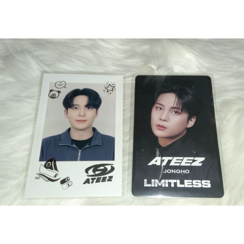 Photocard Official Ateez Jongho limitless
