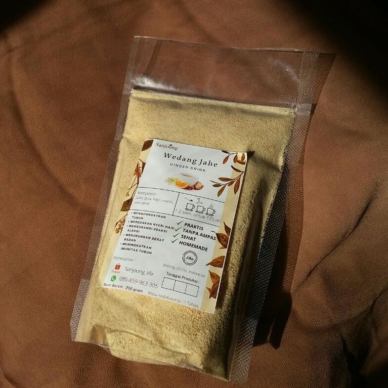 

Wedang Jahe 500 gram Instan Bubuk Gula Siap Seduh Tanpa Ampas Minuman Tradisional