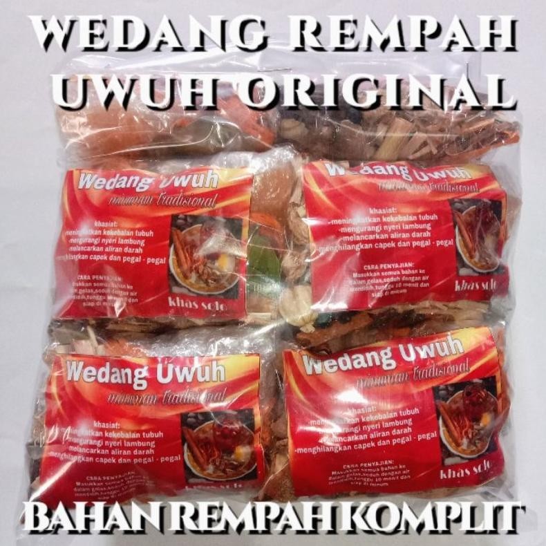 

1PACK/10BKS WEDANG UWUH ORIGINAL REMPAH PALING KOMPLIT JSR KHAS SOLO