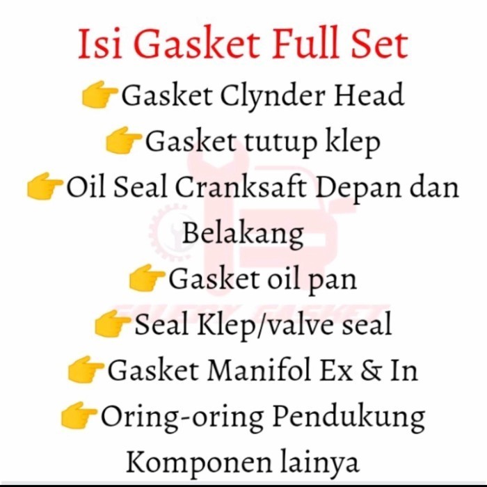 Gasket Paking Set Mitshubisi Grandis 2400Cc Paking Set Grandis 2400Cc