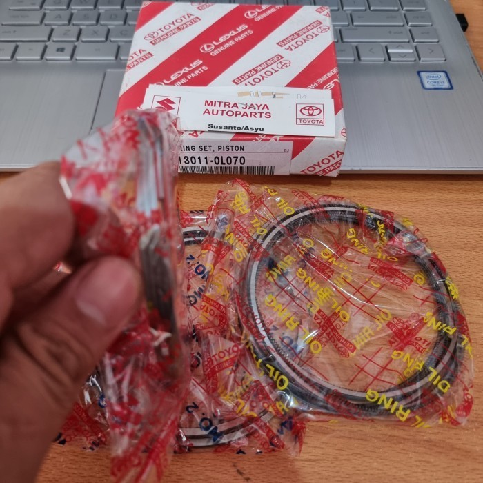 Ring Piston Ring Seher Hilux Diesel 2500Cc Standar 13011-0L070