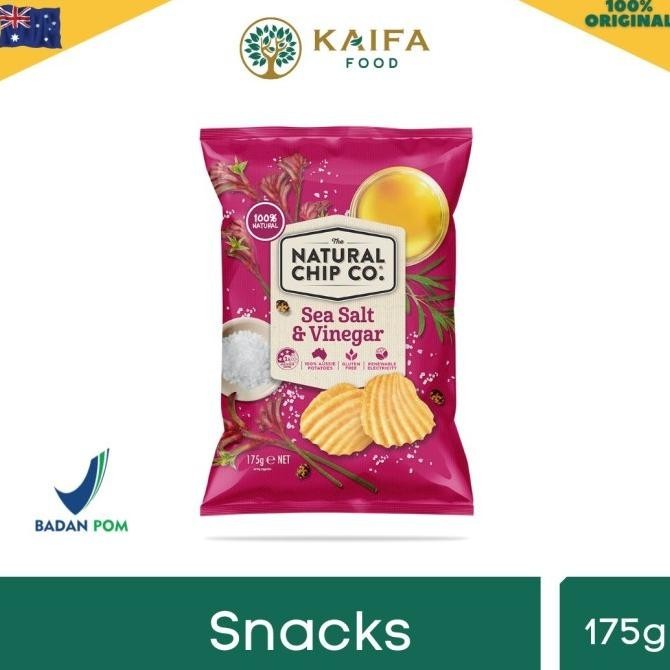 

TERBARU NATURAL CHIPS CO - AUSTRALIAN CHIPS 175 GR - SEASALT VINEGAR !!!!!