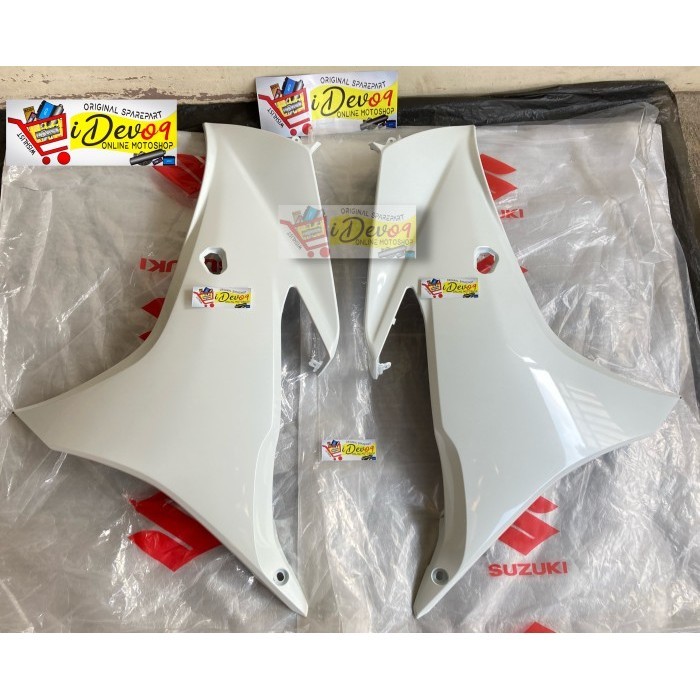 New Body Sayap Fairing Atas Gsx R 150 Hitam Putih Merah Biru Silver Sgp Harga Khusus