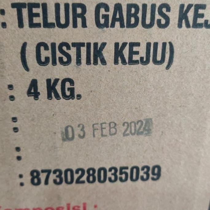 

NEW PRODUK TELOR GABUS KEJU SARIKAYA 4KG !!!!!