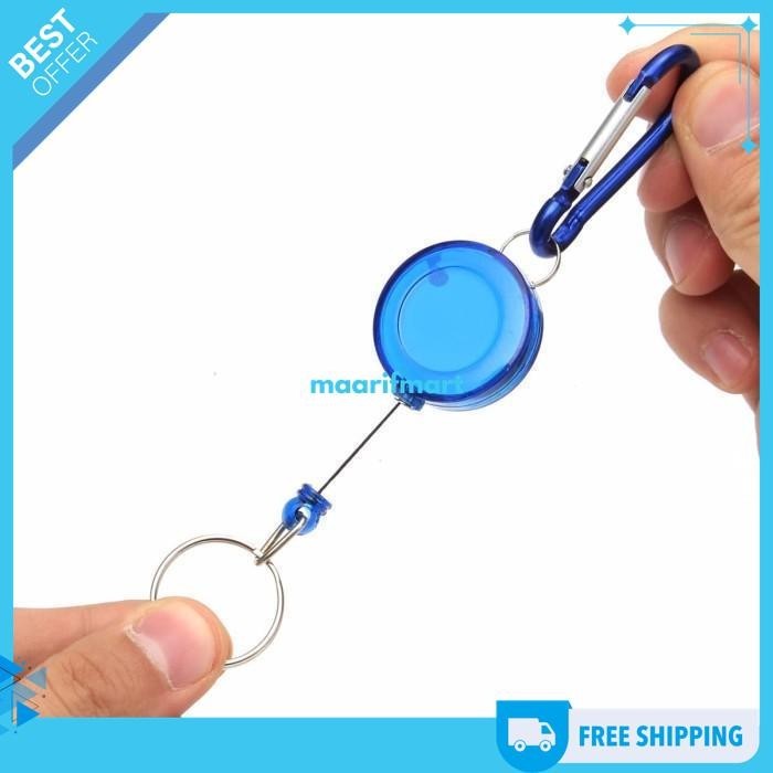 

GANTUNGAN KUNCI RETRACTABLE KEYCHAIN FLEXIBLE YOYO TARIK ID CARD PINTU PRODUK TERBAIK