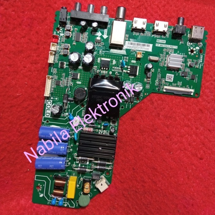 MB MAINBOARD LED TV TCL L40D3000B - MESIN TV MODUL TV TCL 40D3000B