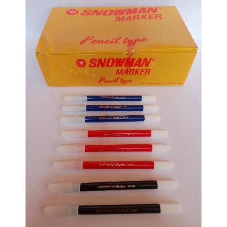 

Baru ( 12 Pcs ) Spidol Kecil Snowman Pw-1A Hitam, Biru, Merah Terlaris