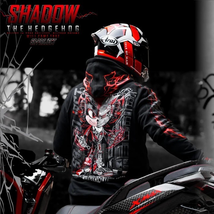 SR PROJECT SHADOW THE HEDGEHOG HOODIE ORIGINAL