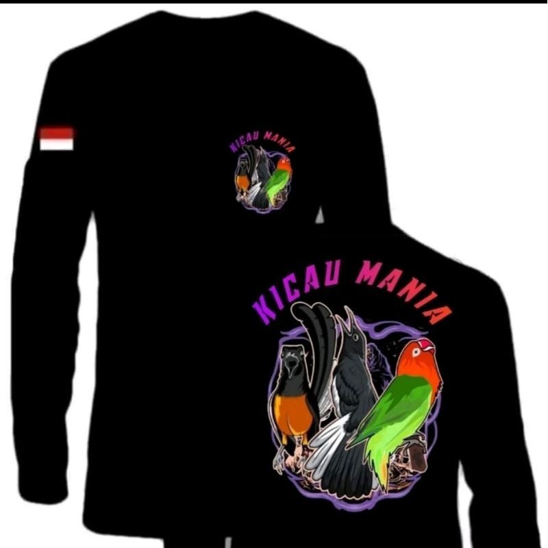 KAOS LENGAN PANJANG KICAU MANIA INDONESIA
