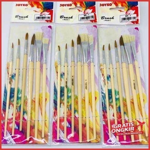 

Original Kuas Lukis Cat Air Joyko Br 1 Bahan Bermutu