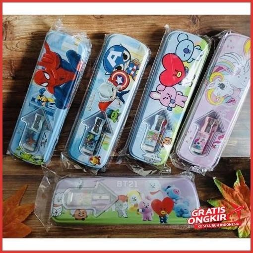 

Hot Sale Tempat Pensil Set Panah Karakter Bahan Bermutu