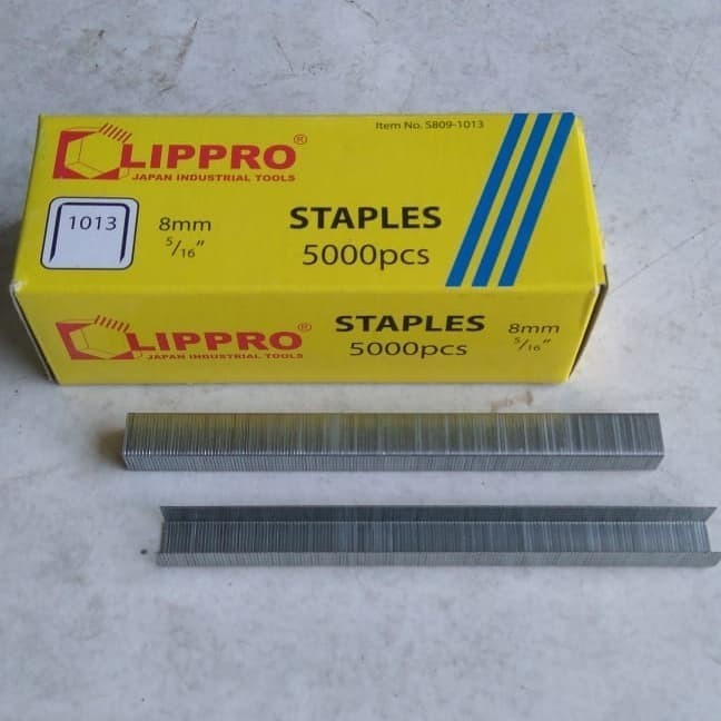 

Promo Isi Staples 8Mm ( 5/16 Inchi ) Lippro Isi 5.000 Pcs / Stick Bergaransi
