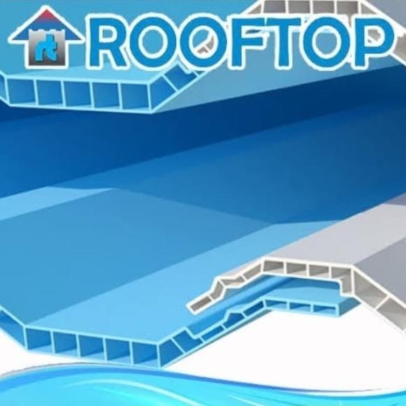 Atap Rooftop Atap Berongga Bahan Pvc Tebal 10Mm