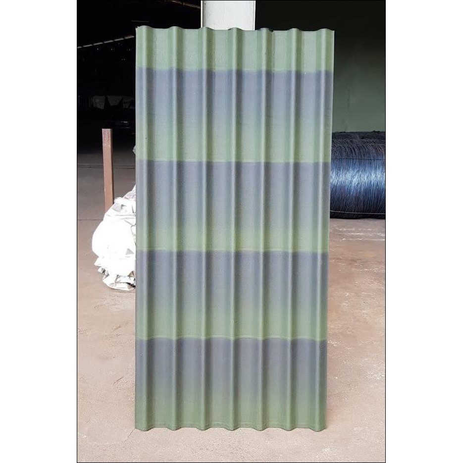 Genteng Onduline Tile - Dual Green 3D
