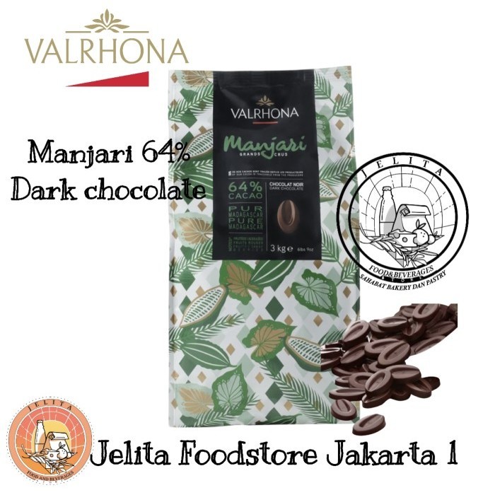 

Ready Valrhona Manjari 64% Dark Chocolate 3kg