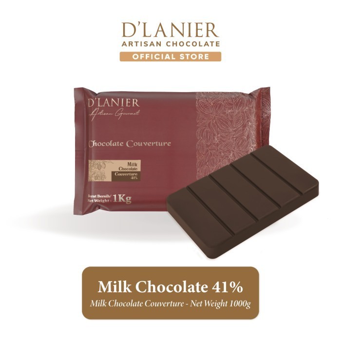 

Ready D'Lanier Milk Chocolate Couverture 41% - 1 kg