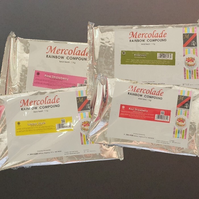 

Ready Coklat Compound Mercolade Rainbow pack 1kg