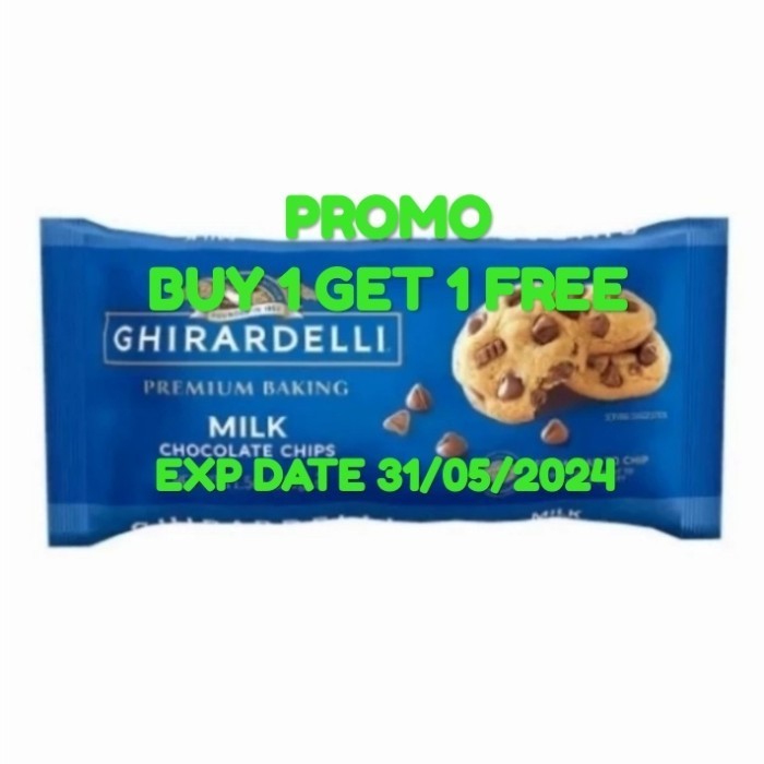 

Ready Ghirardelli Milk Chocolate Premium Baking Chips - 326g Choco Chip