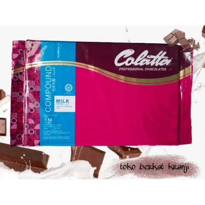

Ready Coklat Colatta milk Compound 5kg *sudah dicek dlm keadaan baik