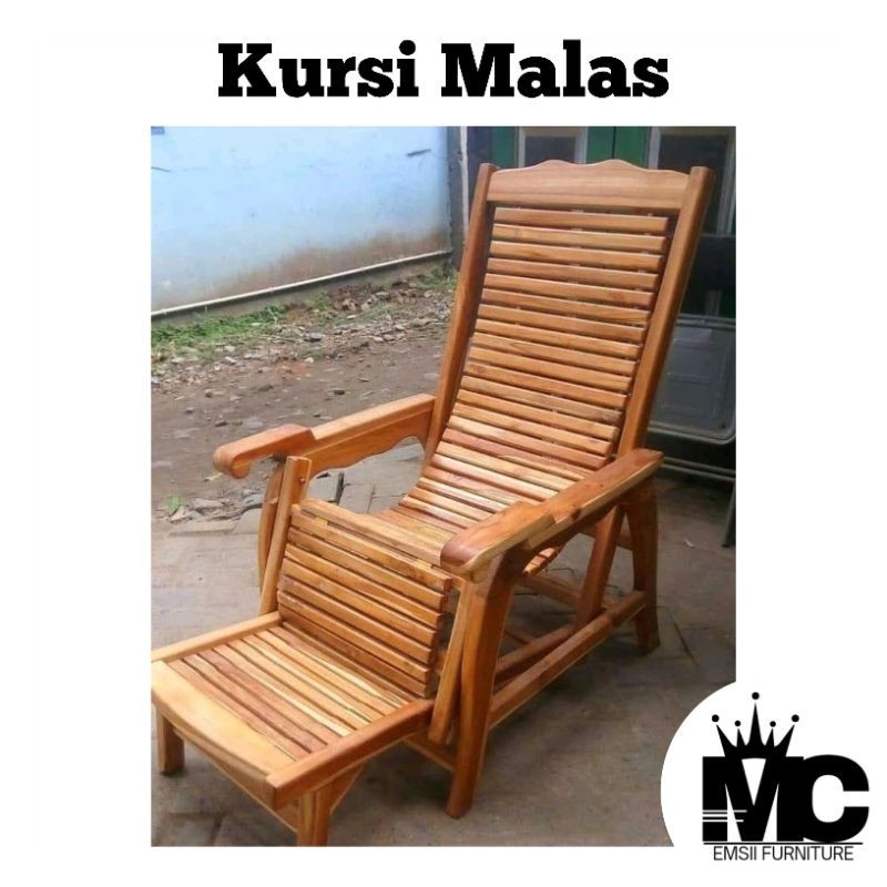 Kursi Malas Santai Kursi Malas Tempat Tidur Kursi Malas Kayu Kursi Malas Goyang