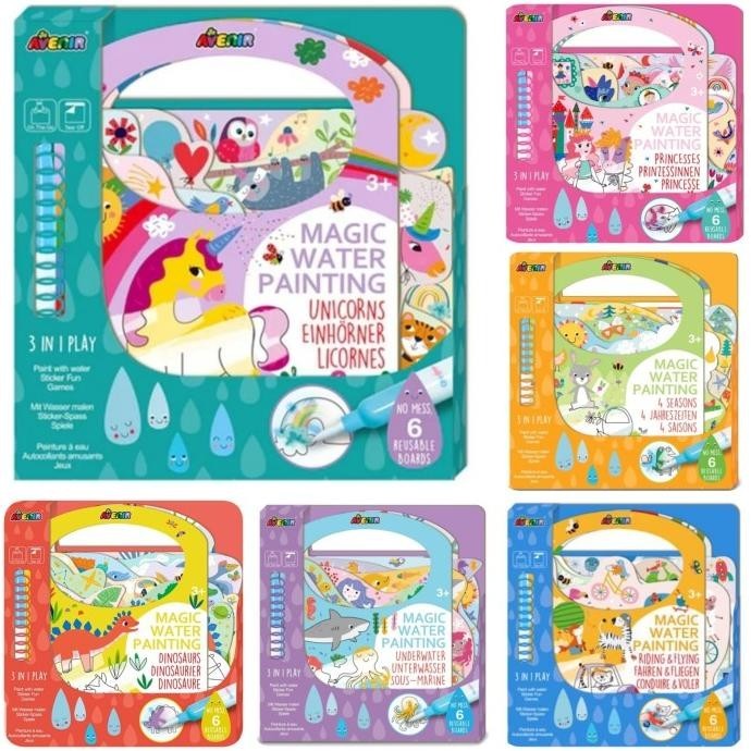 

Mainan Buku Edukasi Aktivitas Anak Avenir Magic Water Painting Melukis