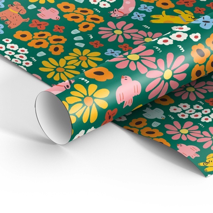 

RK Capricorn Design Kertas Kado Reguler Flower Isi 1 - GW 482
