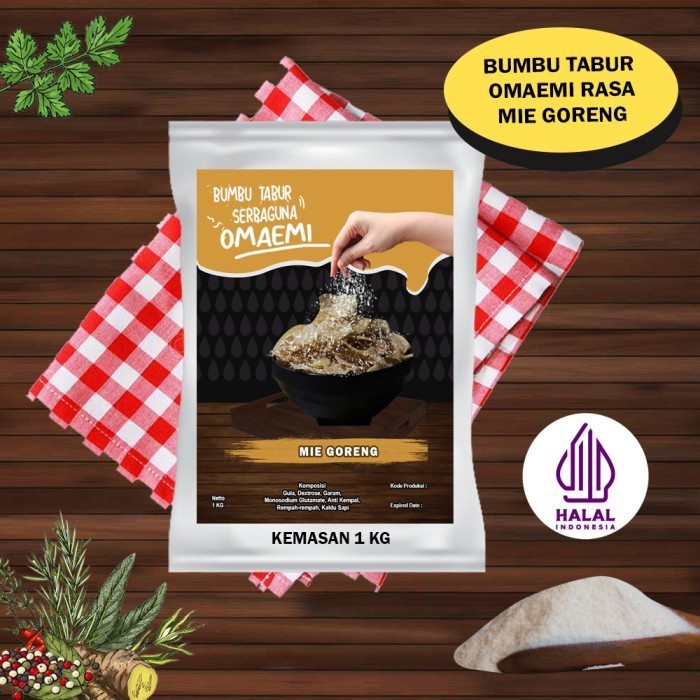 

Ready BUMBU TABUR OMAEMI MIE GORENG KEMASAN 1 KG