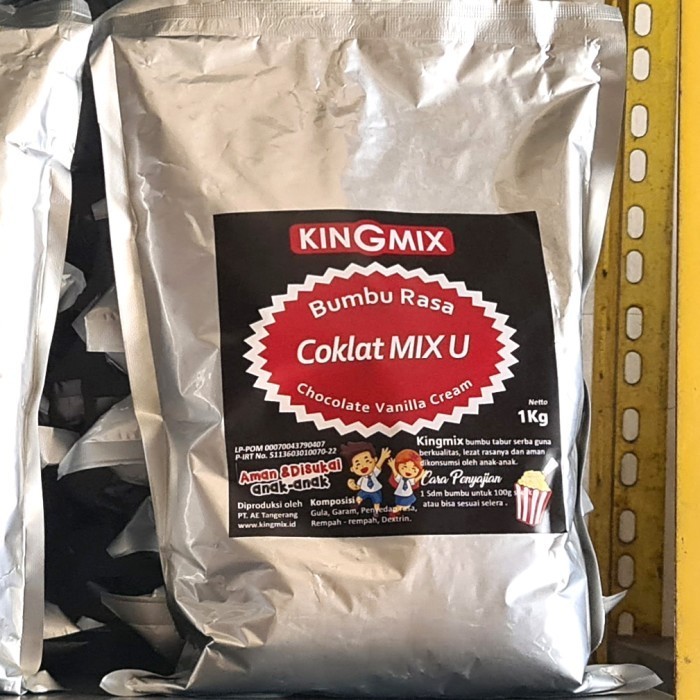 

Ready Bumbu Tabur Rasa Coklat Vanila Cream 3on1 Kingmix Platinum 1 Kg
