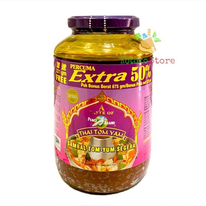 

Ready Thai Tom Yum Peace Brand / Bumbu Tom Yum Peace Brand 454gr