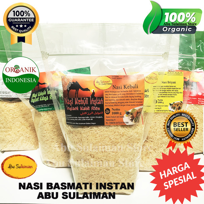 

Ready Beras Basmati Dengan Bumbu Bukhari Abu Sulaiman 1 KG Bombay dan Samin