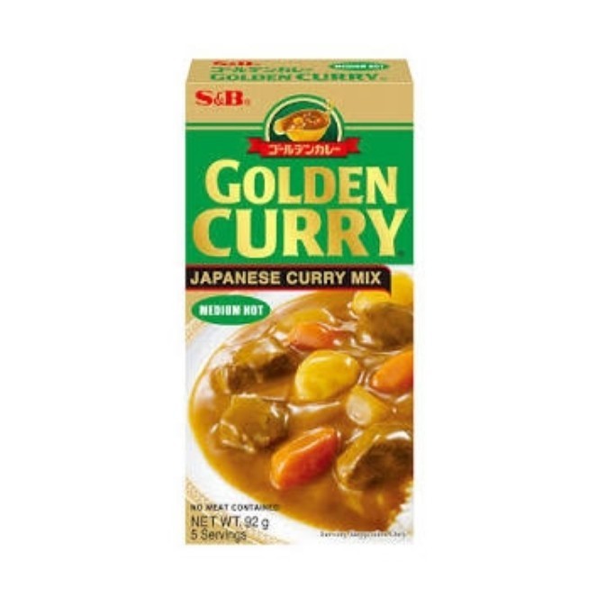 

Ready Golden Curry Medium Hot /Japanese Curry Mix Medium Hot 92gr